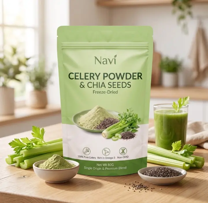 Bột Cần Tây Sấy Lạnh Nguyên Chất - Detox Thanh Lọc, Giữ Dáng
